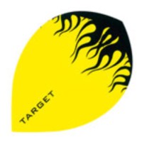 Masquedardos Plumă Target Darts Pro 100 Oval Roșii Negri 116480