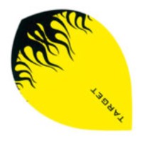 Masquedardos Plumă Target Darts Pro 100 Oval Roșii Negri 116480