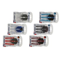 Masquedardos Plumas Twin Pack Harrows Supergrip Medium 47mm Clear