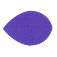 Masquedardos Purple Oval Fabric Feathers