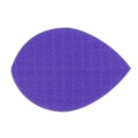 Masquedardos Purple Oval Fabric Feathers