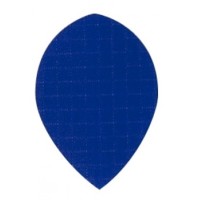 Masquedardos Penas de tecido oval azul escuro