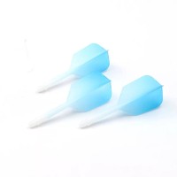 Masquedardos Flights with feathers Darts Cuesoul Tero Ak5 Gradation Blue Slim M Csak-52scjb