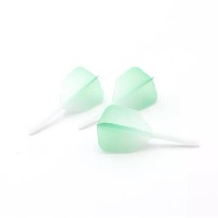 Masquedardos Flights Darts Cuesoul Tero Ak5 Gradation Light Green Shape L Csak-53ljb