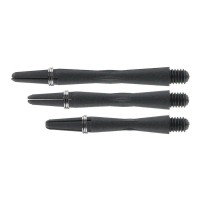 Masquedardos Cañas Bulls Carboni Shafts + Rings Corta 36mm Negro  Bu-55306