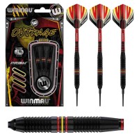 Masquedardos Šipky Winmau Darts Outrage 18gr Brass Black 2235,18