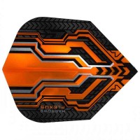 Masquedardos Plumas Harrows Darts Plexus Orange Standard