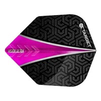 Masquedardos Plumas Target Darts Visão Ultra Pink Fin No6 331090