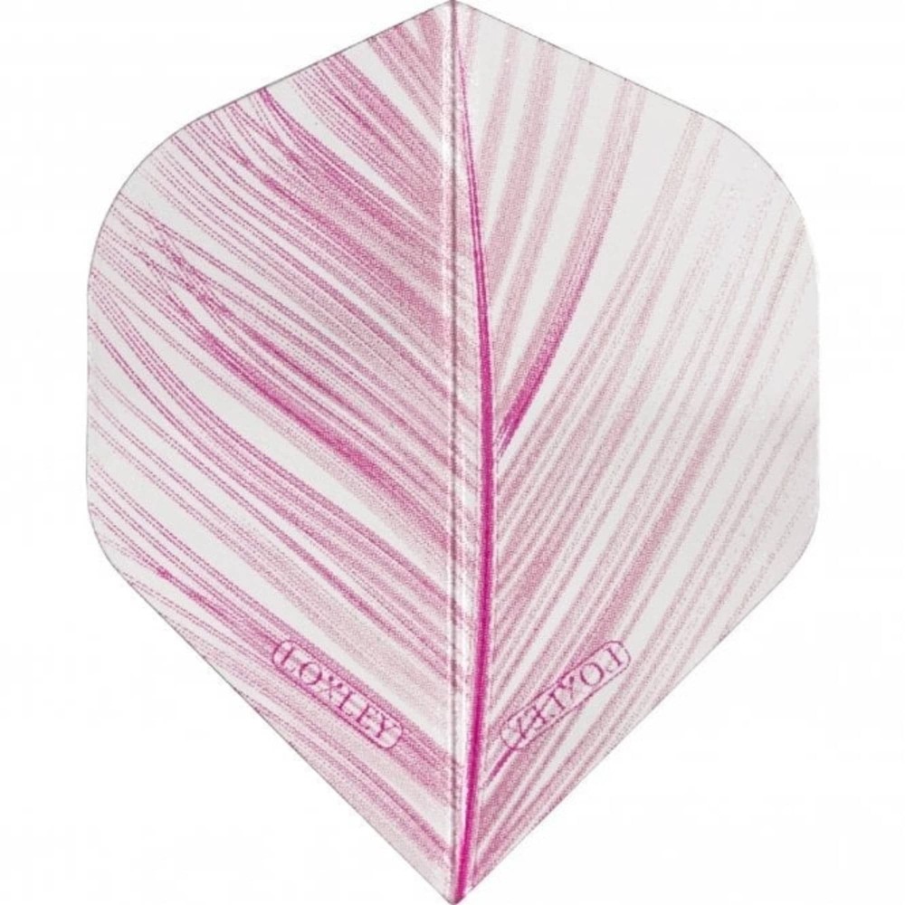 Masquedardos Feathers Loxley Darts Pink transparent standard number 2