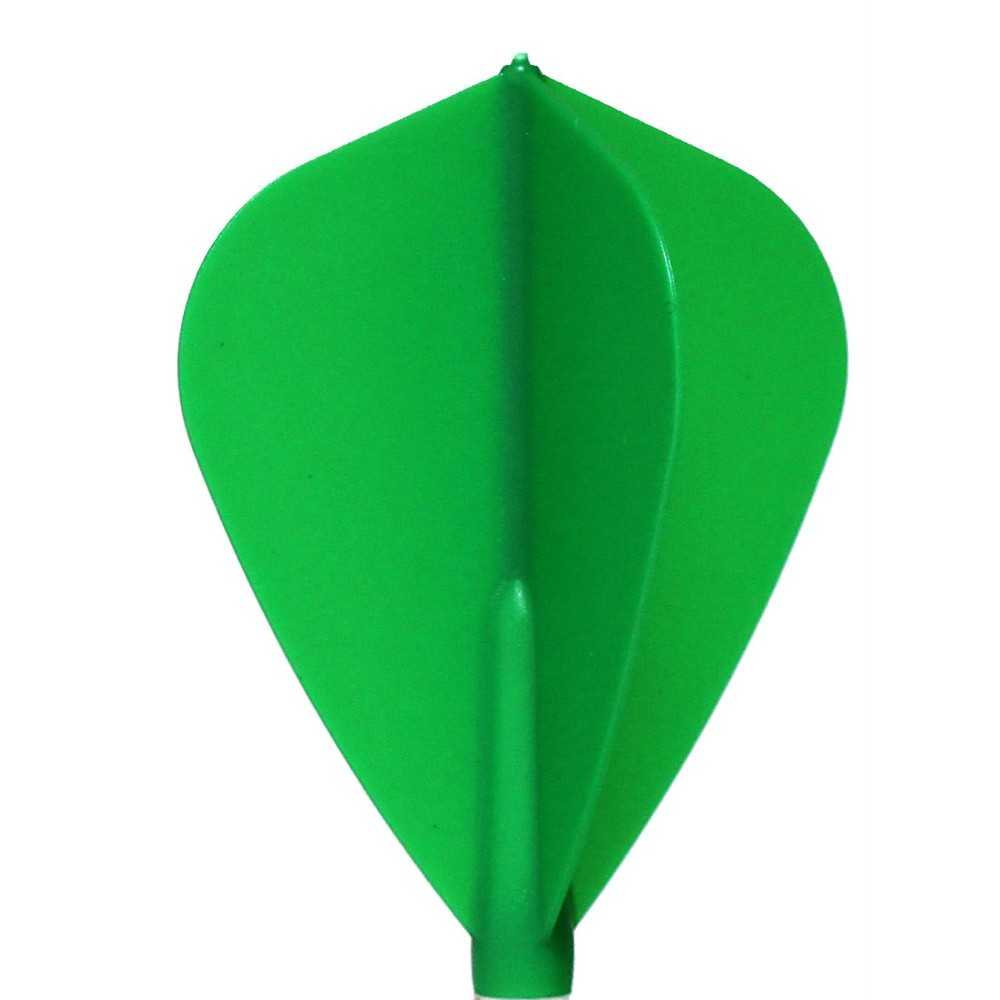 Masquedardos Plumas Fit Flight 6 Unid. Kite Verde