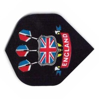 Masquedardos Metronic Standard Black Dart Flights England Z-1025