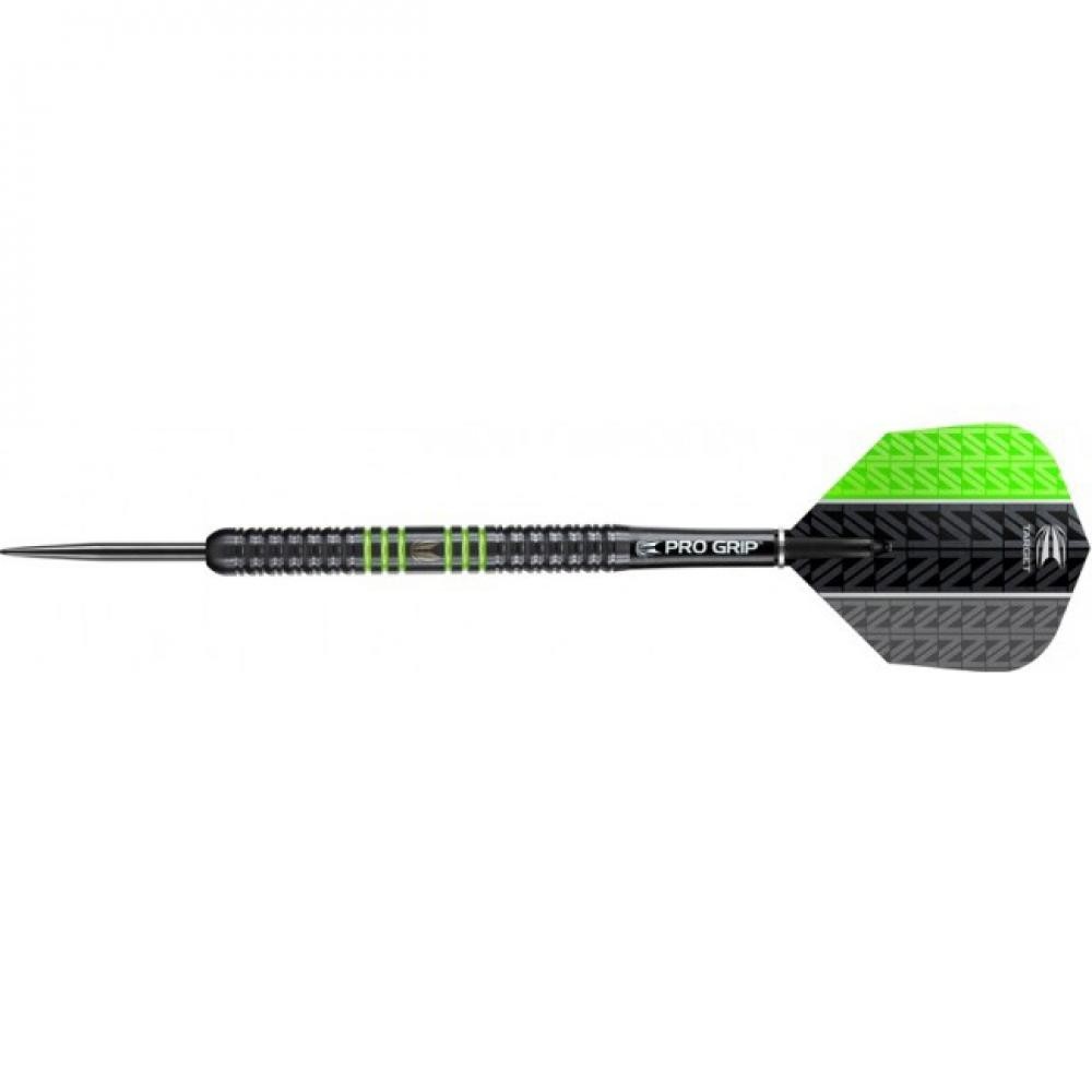 Masquedardos Dardo Target Darts Vapore nero verde 8 23g 80% 100442