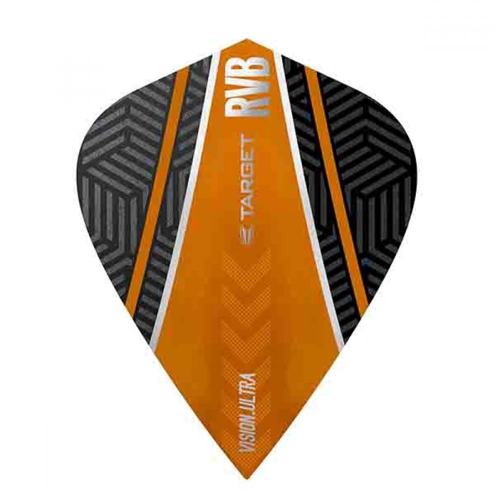 Masquedardos Feathers Target Darts Rvb vision ultra b orange curve kite 332060