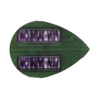 Masquedardos Pentathlon feather Original Dark green Oval