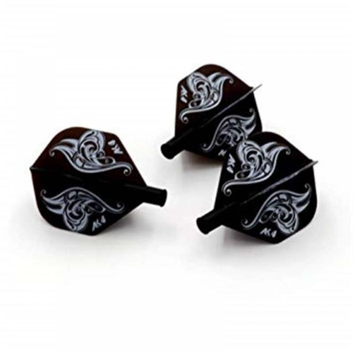 Masquedardos Flights Darts Cuesoul Tero Ak4 Black Logo Standard Cs.ak4+1hd Flights