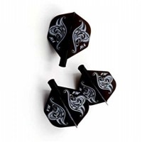 Masquedardos Flights Dart Cuesoul Tero Ak4 Black Logo Standard Cs.ak4+1hd