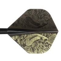 Masquedardos Condor Flights feathers Lee Gold Standard S 21.5mm