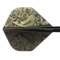 Masquedardos Condor Flights feathers Lee Gold Standard S 21.5mm