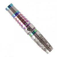 Masquedardos Fléchettes Hinotori Black Poker Gear Koi Rainbow 17.5g 95%