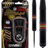 Masquedardos Fléchettes Winmau Darts Outrage 20g Laiton Noir 1231.20