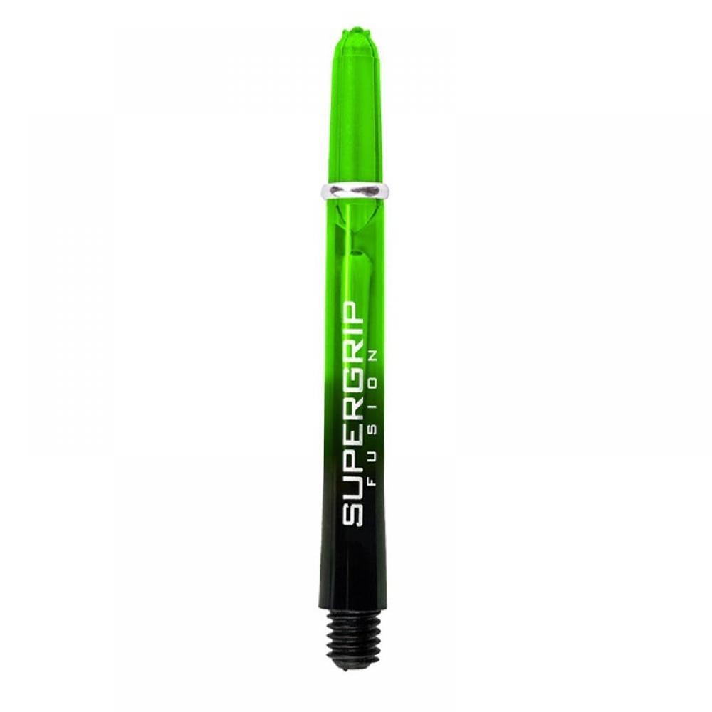 Masquedardos Cañas Harrows Darts Supergrip Fusion Green Short 33mm