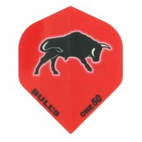 Masquedardos Bull's Darts Standard One 50 Flights - Red Bull-50803