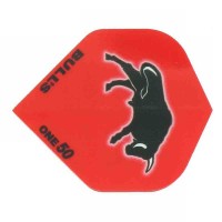Masquedardos Bull's Darts Standard One 50 Flights - Red Bull-50803