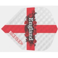 Masquedardos Dimplex feathers Harrows Darts Standard England Roses 4028