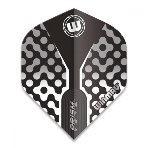 Masquedardos Winmau Darts Prism Zeta Fekete, Szürke Fehér Standard 6915.311 Flights