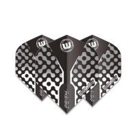 Masquedardos Feathers Winmau Darts Prism Zeta Black, Grey white standard 6915.311