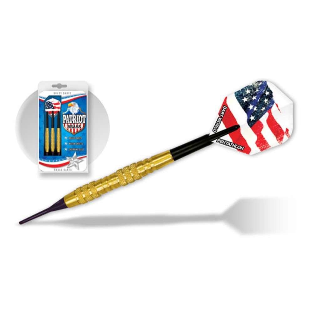 Masquedardos Dart World Patriot Fléchettes 18gr Laiton 86453