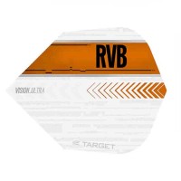 Masquedardos Feathers Target Darts Rvb Vision Ultra white orange 332000