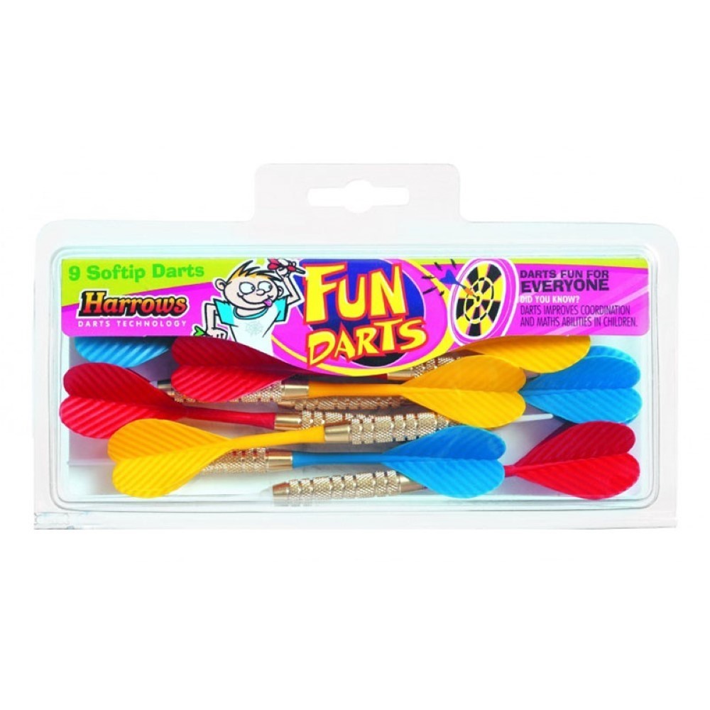 Masquedardos Pack  Dardos Harrows Fun Darts Laton 2ba 4mm Set 3 Unid.