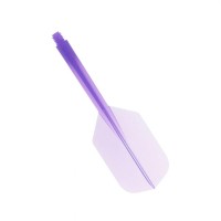 Masquedardos Plumas Condor Flights Morado Slim Corta 21.5mm 3 Uds.  0660