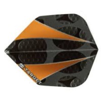 Masquedardos Feathers Target Darts Pro 100 vision orange twin sail number 300710