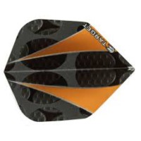 Masquedardos Feathers Target Darts Pro 100 vision orange twin sail number 300710