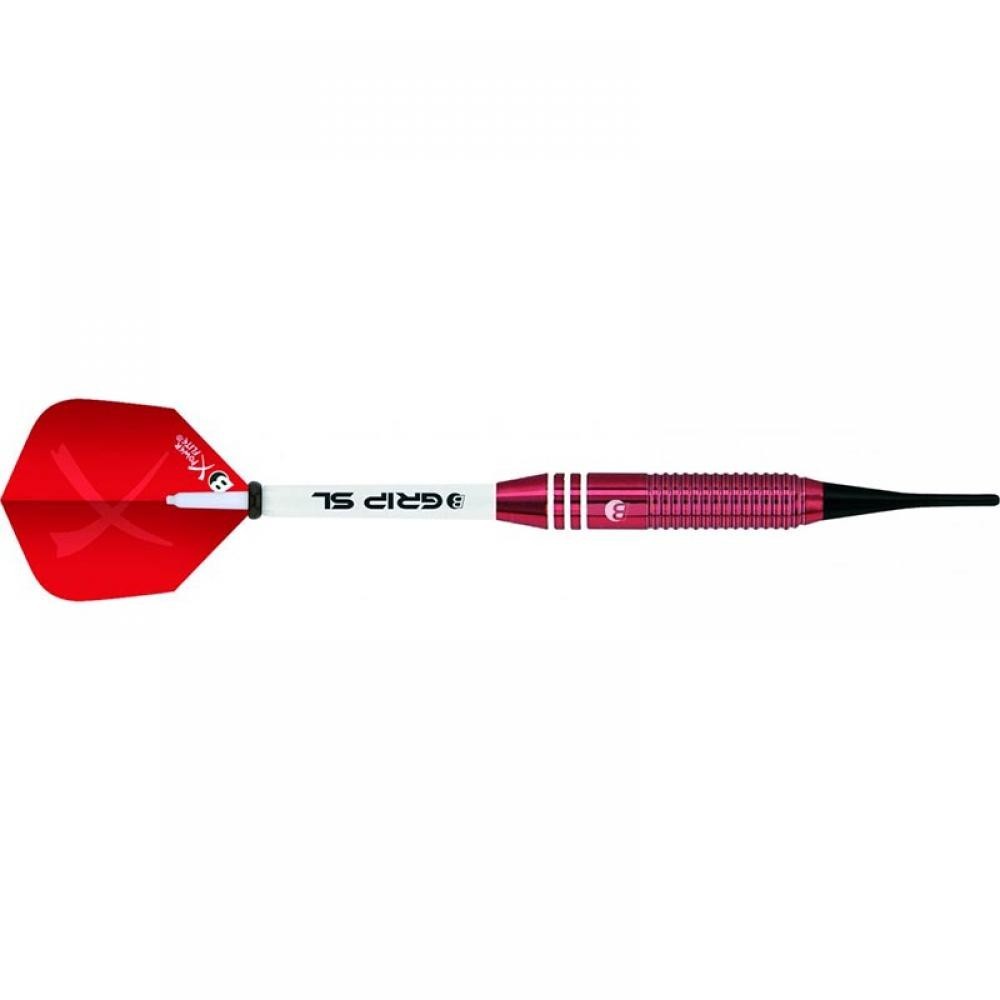 Masquedardos Dardos Bulls Darts De Wega Brass Chromed Red 18g  17128