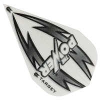 Masquedardos Plumas Target Pro 100 Vapor Blanca Negra Arc Bolt 330030