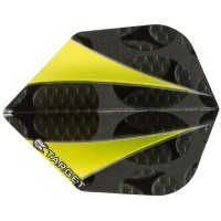 Masquedardos Feathers Target Darts Pro 100 vision yellow sail number 300720