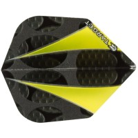 Masquedardos Feathers Target Darts Pro 100 vision yellow sail number 300720