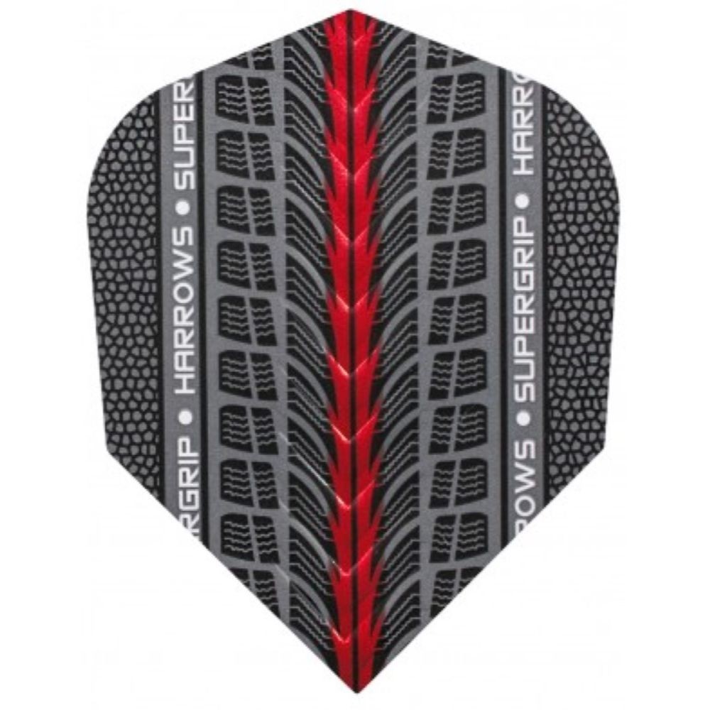 Masquedardos Harrows feathers Standard Supergrip Red 1704