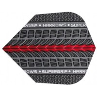 Masquedardos Harrows feathers Standard Supergrip Red 1704