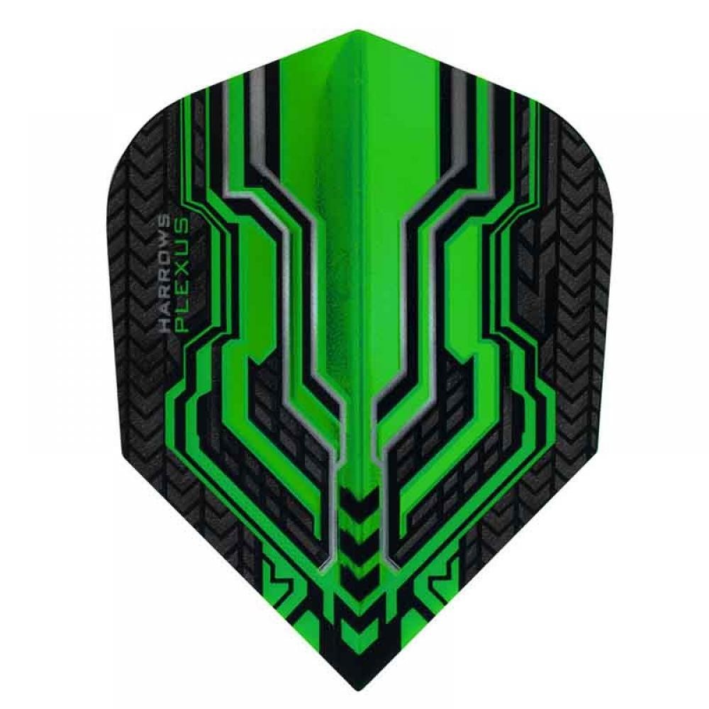 Masquedardos Feathers Harrows Darts Plexus green standard