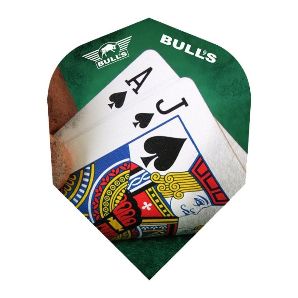 Masquedardos Piume Bulls Darts Powerflite di Black Jack Standard 50845