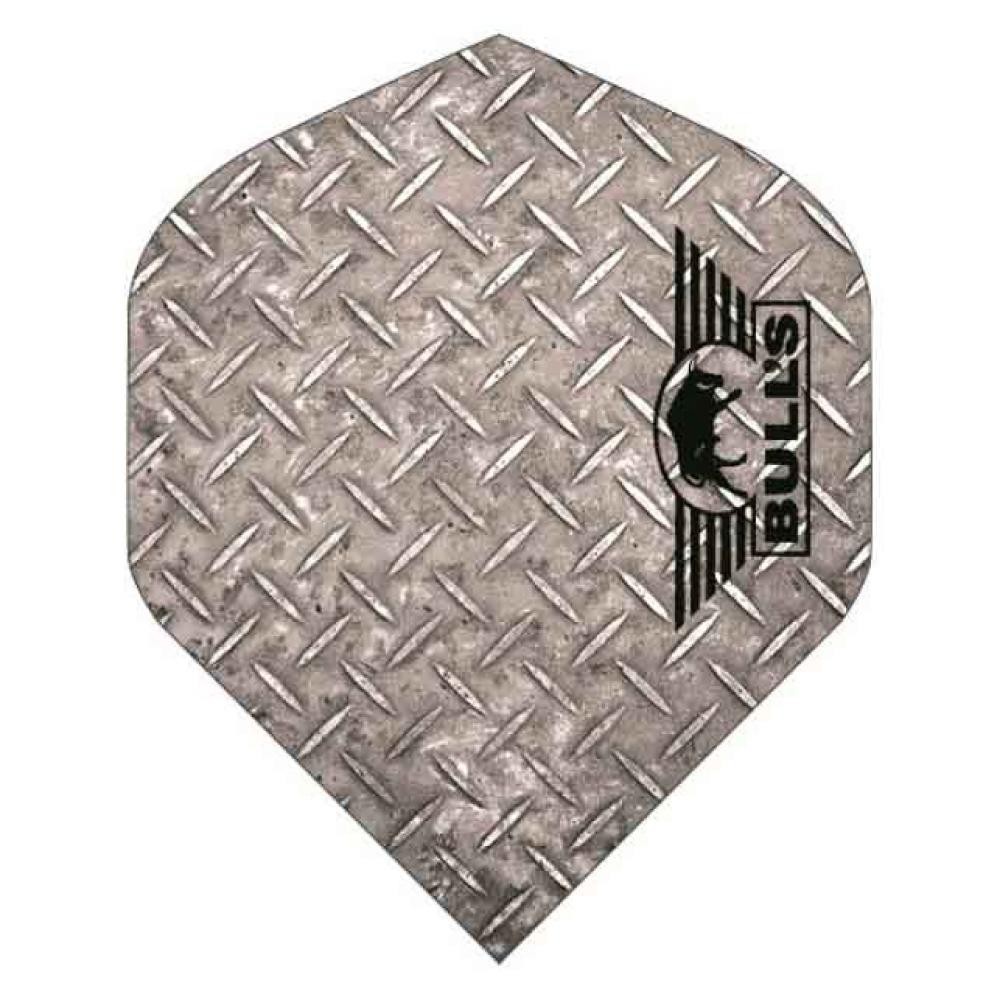 Masquedardos Peří Bulls Darts Powerflite Checker Silver Bu-50838