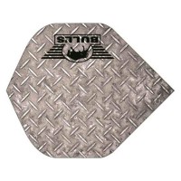 Masquedardos Peří Bulls Darts Powerflite Checker Silver Bu-50838