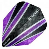 Masquedardos Plumas Target Vision Ultra Clear Purple 4 Sail Shape No6 331340