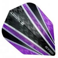 Masquedardos Plumas Target Vision Ultra Clear Purple 4 Sail Shape No6 331340