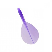 Masquedardos Plumas Condor Flights Morado Oval Mediana 27.5m 3 Uds.