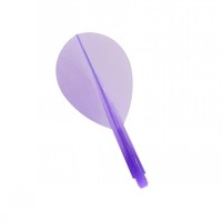 Masquedardos Plumas Condor Flights Morado Oval Mediana 27.5m 3 Uds.